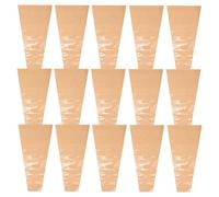 YOSADIER 100Pcs Flower Bouquet Packaging Bags Large Medium Size Paper Floral Wrapping Sleeves for Florist Supplies Wedding Graduation Birthday