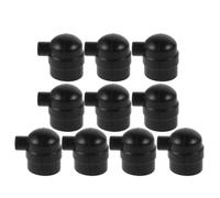 YOSADIER 10pcs Black Rubber Start Engine Button Cover for Car Push to Start Button, Waterproof Ignition Switch Protective Cap, Improves Tactile Feedback, for Car Interior Accessories