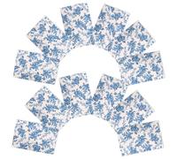 YOSADIER 10pcs Blue and White Wrapping Paper Festive Box Packing Paper Adorable