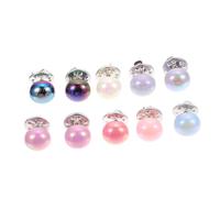 YOSADIER 10pcs Mini Alloy Brooches for Clothes Modesty Pins, Compact and Easy to Wear Clothing Accessories for Coat and Shawl, for Thanksgiving and Harvest Festival Random Color