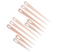 YOSADIER 10pcs Wooden Tapestry Needles Large Eye Blunt Crochet Yarn Weaving Tools for DIY Macrame Crafting with Smooth Lightweight Design and Comfortable Grip