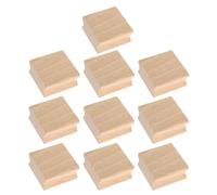 YOSADIER 12 Pcs Wooden Stamp Blocks for Crafting with Intricate Textures and Individualised Designs, Solid Wood Material for Stamp Making and Decorative Pieces