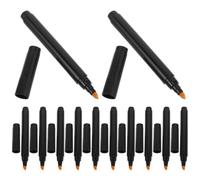 YOSADIER 12pcs Detection Pen with Tip for Verification, Black Plastic Money Checking Pen Suitable for Cash and Banknote Fake Bill Testing