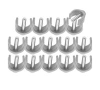 YOSADIER 14pcs C-Shaped Clamps Walker Attachments for Crutches and Walking Sticks Strong Abs and Steel Construction Organised Storage Replacement Locking Clips for Disability Aids