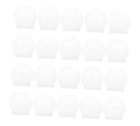 YOSADIER 15pcs Transparent Clam Shell CD Dvd Case Portable Storage Box with Shock-resistant Plastic for Music Game and Discs Organization