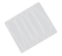 YOSADIER 1pc Silicone Hairpin Mold for Diy Jewelry Crafts Geometric Drop Design for Polymer Safe Material for Creative Hair Clip Making