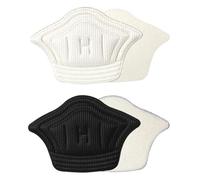 YOSADIER 2 Pairs Invisible Heel Sticker Heel Cushion Anti-wear Feet Care Pads Comfortable Fabric Anti-Slip Cross Embossed Design for High-Heels Protecting Shoes Suitable for People of Ages