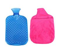 YOSADIER 2000ml PVC Hot Water Bag with Salient Point Surface and Hand Insert Bag Portable Hand Warmer Hot Water Bottle for Winter Relief and Comfort