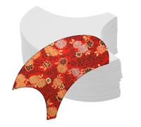 YOSADIER 200Pcs Shell Shaped Paper Quilting Templates Quilting Tool for Patchwork Sewing Crafts with Paper Piecing Guidelines for DIY