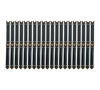 YOSADIER 20pcs DIY Purse Internal Flex Frames Iron Handbag Hinges Spring Clips for Craft Bag Making Easy to Install and Handbag Accessories for Sewing Canvas Leather Random Color