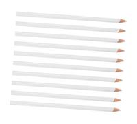 YOSADIER 20pcs White Fabric Marking Pencils for Sewing Quilting DIY Crafts Break-resistant Tailors Chalk Markers High Visibility Dark Surfaces for Precise Tailoring and Craft Projects