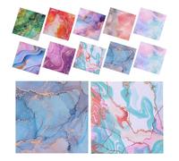 YOSADIER 24pcs Marble Scrapbook Paper Pack for DIY Journaling and Scrapbooking Artistic Marble Gold Pattern Design Paper Resistant to Tearing and Easy to Store