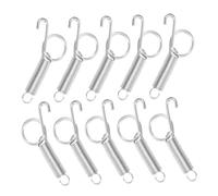 YOSADIER 24pcs Spring Latch Hooks for Pet Cage Doors Wear-resistant Metal Hooks with Reliable Locking Mechanism for Rabbits Dogs Cats Birds Guinea Pigs and Squirrels Cage Fixing Tools