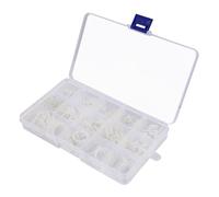 YOSADIER 260pcs Nylon O-ring Seal Washer Gasket Assortment Kit M6- Different Specifications, No Rust, for Replacing Old and Broken Gaskets in Industrial and Scientific Applications