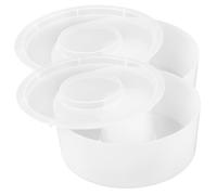 YOSADIER 2pcs Bee Water Feeder Disc for Beekeeping Lightweight Hive Top Rapid Feeder Easy to Use for Spring and Summer Bee Feeding