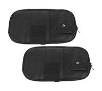 YOSADIER 2pcs Car Sun Visor Organizer Storage Pouch Multifunctional Sunglasses Holder and Card Cash Pocket Vehicle Interior Accessories for Truck Suv Versatile Document and Key Holder