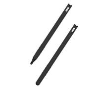 YOSADIER 2Pcs Cat Head Silicone Pencil Caps for Pencil Gen Black White Silica Gel Accessories Fit Durable Design Cute Cartoon