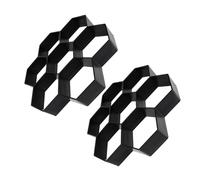 YOSADIER 2pcs DIY Concrete Paving Molds Durable Plastic Garden Pathway Moulds for Walkways Patios and Driveways Create Unique Designs with Concrete