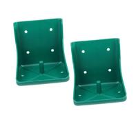 YOSADIER 2pcs Large Salt Brick Licking Box for Livestock Salt Feeding Tray for Cattle Sheep Horses Easy to Mount and Clean for Farm Use