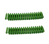 YOSADIER 2pcs Mini Wooden Fence Props Flexible Micro Landscape Borders for Succulents Fairy Gardens Durable Outdoor Decor Miniature Garden Ornaments