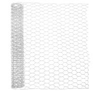 YOSADIER 2pcs Poultry Wire Mesh Fence Chicken Wire Fencing Christmas Garland Frame Galvanized Iron Grid Protecting Livestock Fence out Animals