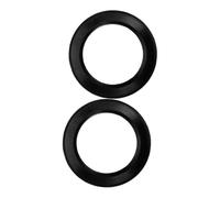 YOSADIER 2pcs Rv Toilet Flush Gaskets Durable Rubber Seal Rings for Camper Trailer Toilet Reservoir Tank Replacement Parts Prevent Water Leakage for Travel Trailer Bathroom