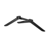 YOSADIER 2pcs Tv Stand Legs Replacement for Tvs Black Plastic Pedestal Base with Screws Stable Support for Bedroom Living Monitor Riser Desk Stand Compatible