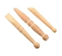 YOSADIER 3pcs Foot Reflexology Tool Wooden Massage Stick Reflexology Tools Massager for Travel Home