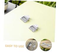 YOSADIER 4pcs Beekeeping Tools Queen Marking Cage Honey Bee Cage Bee Rearing Tools Stainless Steel Beehive Frame Clamp Silver