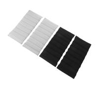YOSADIER 4pcs Camera Bag Insert Dividers Padded Cloth Cushion Inserts with Hook and Loop Fasteners, Versatile Protective Separators for Camera Bodies and Accessories, for Everyday
