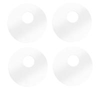 YOSADIER 4pcs Car Rain Sensor Gel Pad for Windshield, Liquid Silicone round Adhesive Mount with High Transparency and Gel-like Film, Ensures Optimal Visibility and Quick Automatic Wiper
