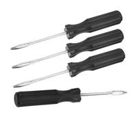 YOSADIER 4pcs Durable Tire Repair Tool Kit Compact Plug Fix for ATV Automotive and Emergency Puncture Repairs Lightweight and Portable Design for Roadside Assistance