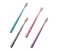 YOSADIER 4Pcs Maternal Ultra Micro Toothbrushes Soft Bristles Deep Clean Oral Care for Pregnancy and Postpartum Use with Transparent Covers