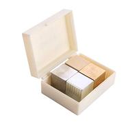 YOSADIER 4Pcs Metal Block Density Cubes for Science Education Copper Iron Aluminum for Physics Experiments and Density Research Classroom Settings