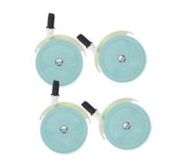 YOSADIER 4pcs Stroller Wheels Silent Swivel Replacement for Boy Girl Pushchairs Accessories Walker Front Wheels