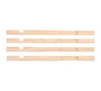 YOSADIER 4Pcs Wooden Beehive Entrance Reducer Bee Nest Entrance Protector for Langstroth Beekeeping Supplies Beekeeper Tool for Hive Ventilation and Colony Control