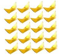 YOSADIER 500pcs Handmade Mini Gold Paper for Ancestor Worship Portable Radiant Paper Sacrifice Money for Traditional Chinese Festivals and Ritual Ceremonies