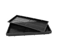 YOSADIER 5pcs Hydroponic Grow Trays Black Nursery Pots for Seedlings and Plant Sprouting Lightweight Breathable Design for Professional Gardening