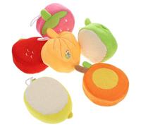 YOSADIER 6pcs Bath Sponge Cartoon Shape for Newborns and Soft Sponge Bath Brush and Producing Rich Froth for Gentle Skin Cleansing and Massage