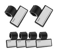 YOSADIER 6pcs Double-sided Stethoscope Name Clips Portable Hand-held Identification Tags Set for Medical Professionals