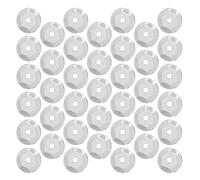 YOSADIER 800pcs Flat Sequins Round Decorative Sequins Sparkling Design Silver PVC Easy Application for Fashion and Home Decor Crafters of Ages