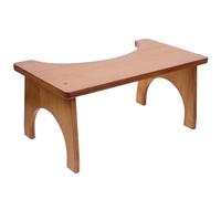 YOSADIER Bamboo Toilet Footstool Non-Slip Bathroom Squatting Step Stool for Adults and Compact Design for Healthier Bowel Movements and Comfortable Foot Support