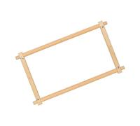YOSADIER Beech Wood Embroidery Tapestry Frame DIY Tool Easy Assembly Cross Stitch Stand for Beginners Needlework Hands Stitching Support