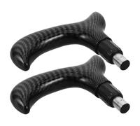 YOSADIER Cane Handle Grips for Easy Installation for Daily Walking 2pcs Replacement , Made of Sturdy Pp Non-slip Textured Surface Walking Canes Crutches Rehabilitation Training
