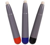 YOSADIER Capacitive Touch Screen Stylus Pen Set for Tablets and Electronic Whiteboards, Felt Tip 3pcs in Red Blue Black, Easy to Use on Screen Devices for Drawing and Writing
