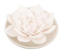 YOSADIER Car Air Essential Oil Passive Flower Diffuser Plaster Aroma Stone Home Bedroom Desk Diffusers for Mini Room and Office Fragrance Decor White Butterfly White Lotus (oil Not