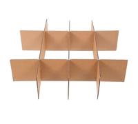 YOSADIER Cardboard Box Divider with Grid Design for Moving Boxes Efficient Packing and Unpacking 13.19X3.15X0.12 Inches 5pcs
