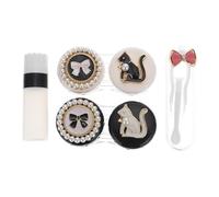 YOSADIER Case Contacts Lens Box Cartoon Design Dust Eye Lens Storage Box for Travel Makeup Storage