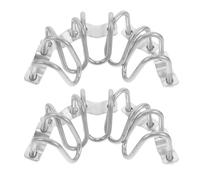 YOSADIER Cross Connector Pipe Clip 10pcs Vertical U-Shaped Pipe Clamp with Double Screw Fixing Pack for Farm Greenhouse Frames Suitable for Shade Canopy Support
