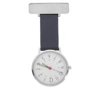YOSADIER Digital Nurses Watch Clip on Watch for Professionals | Nurse Watch Brooch Pin, Chest Hanging Design, Metal Casing, Blue Leather Detail, Hospitals Use, Earring Organiser Book